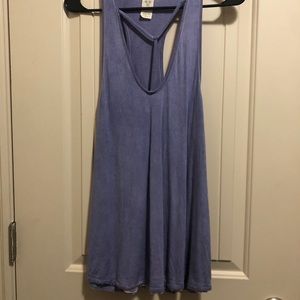 Soft Lavender tank with strappy neckline